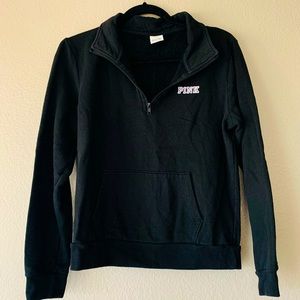 Black Half Zip Sweater